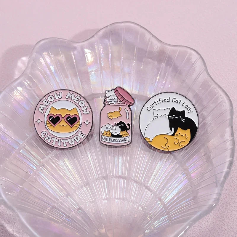 Cat Lady Club Enamel Pin