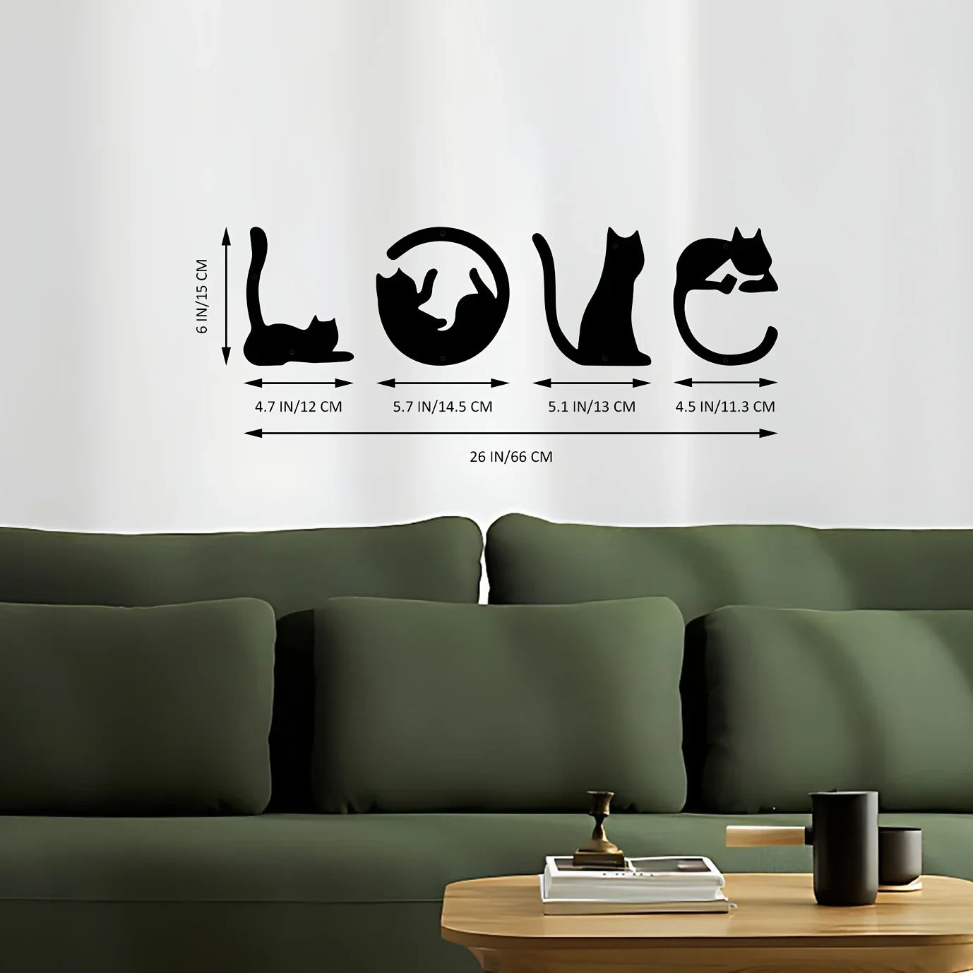 "Love in Cat Form" Metal Wall Art