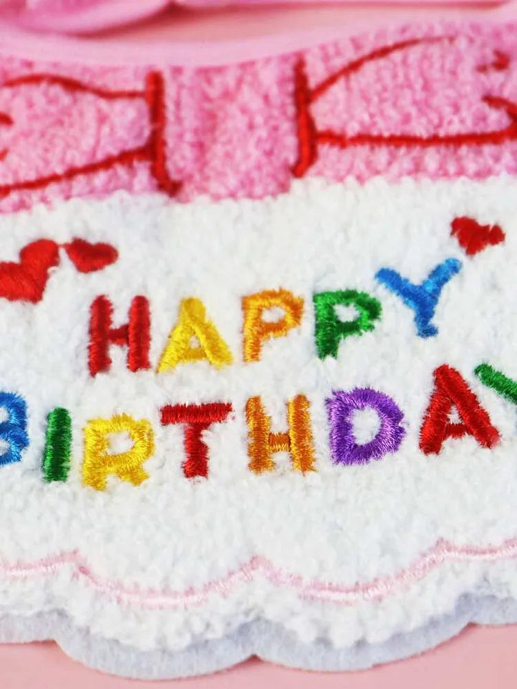 Kitty Birthday Hat & Bib Set