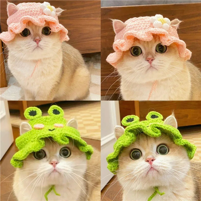 Handmade Kitty Knit Cap