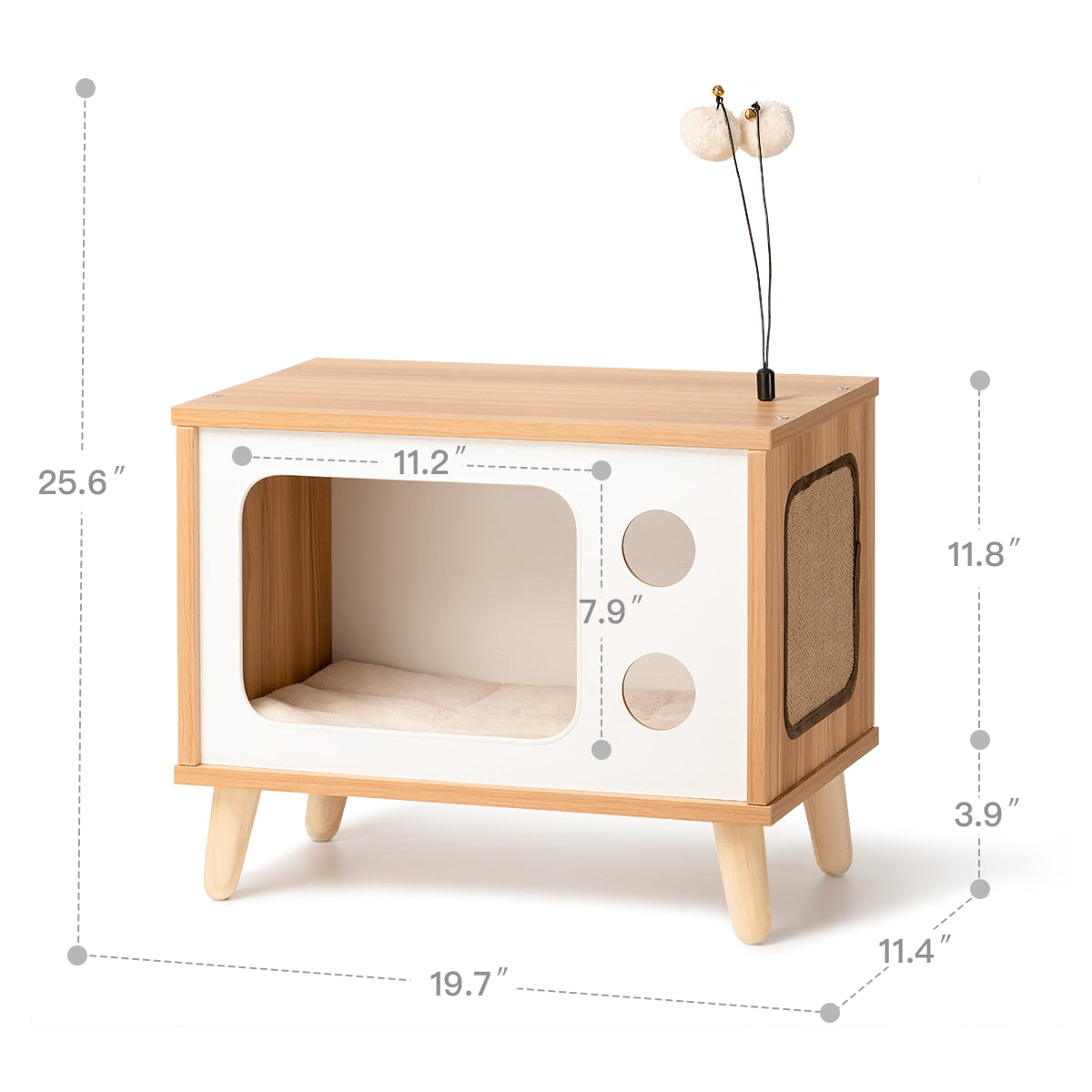 Pay-Purr View TV Cat Condo