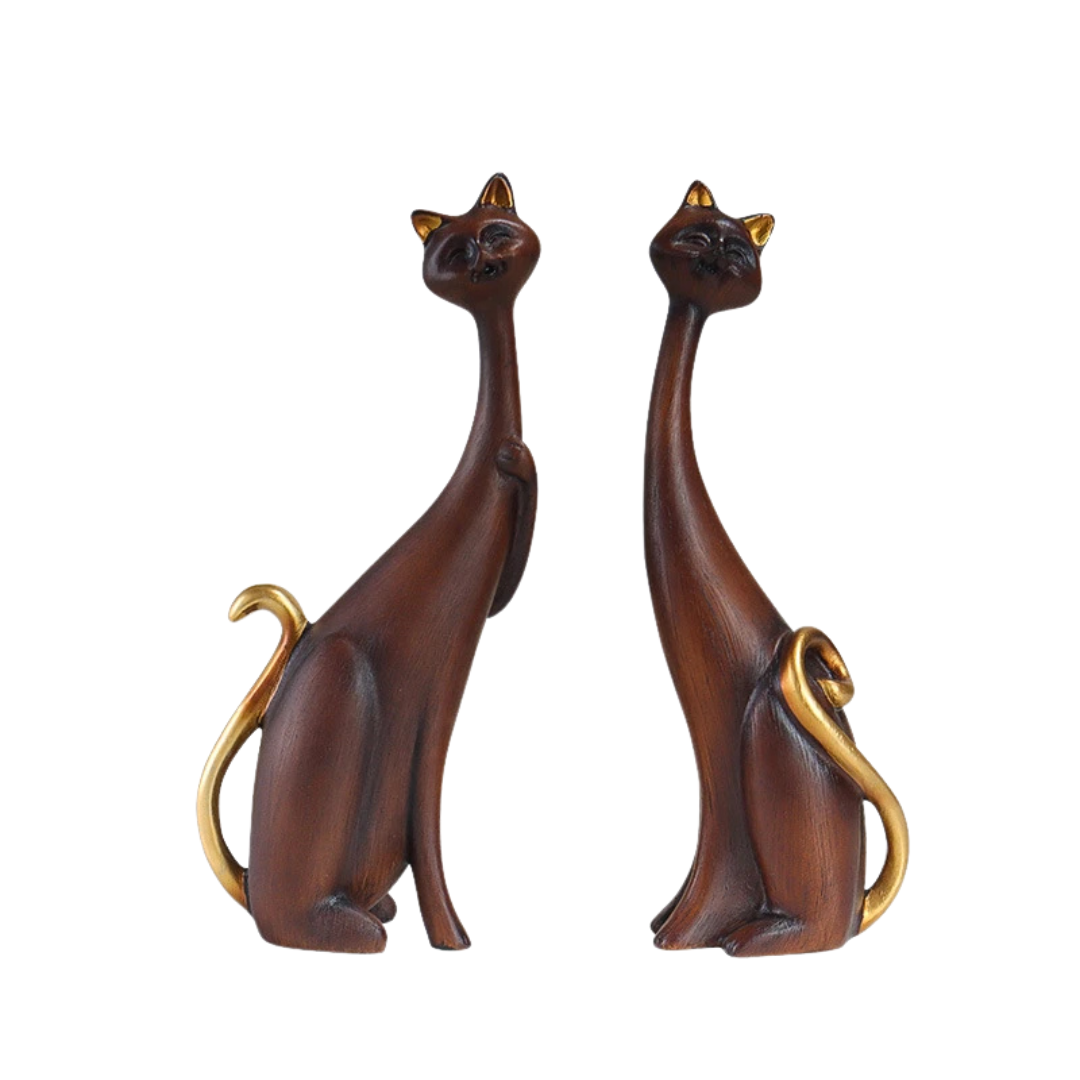 Modern Muse Cat Figurine Set