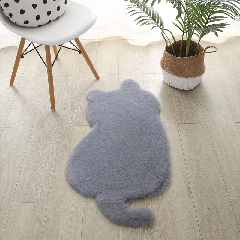 Purrfect Plush Cat Rug