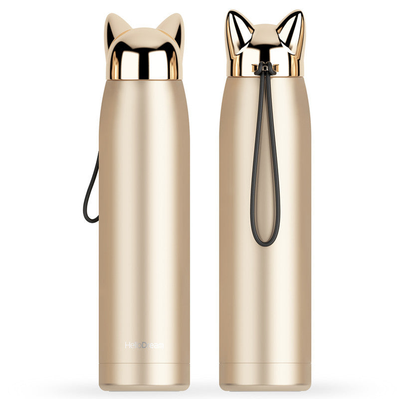 Kitty Kool Stainless Steel Vacuum Bottle