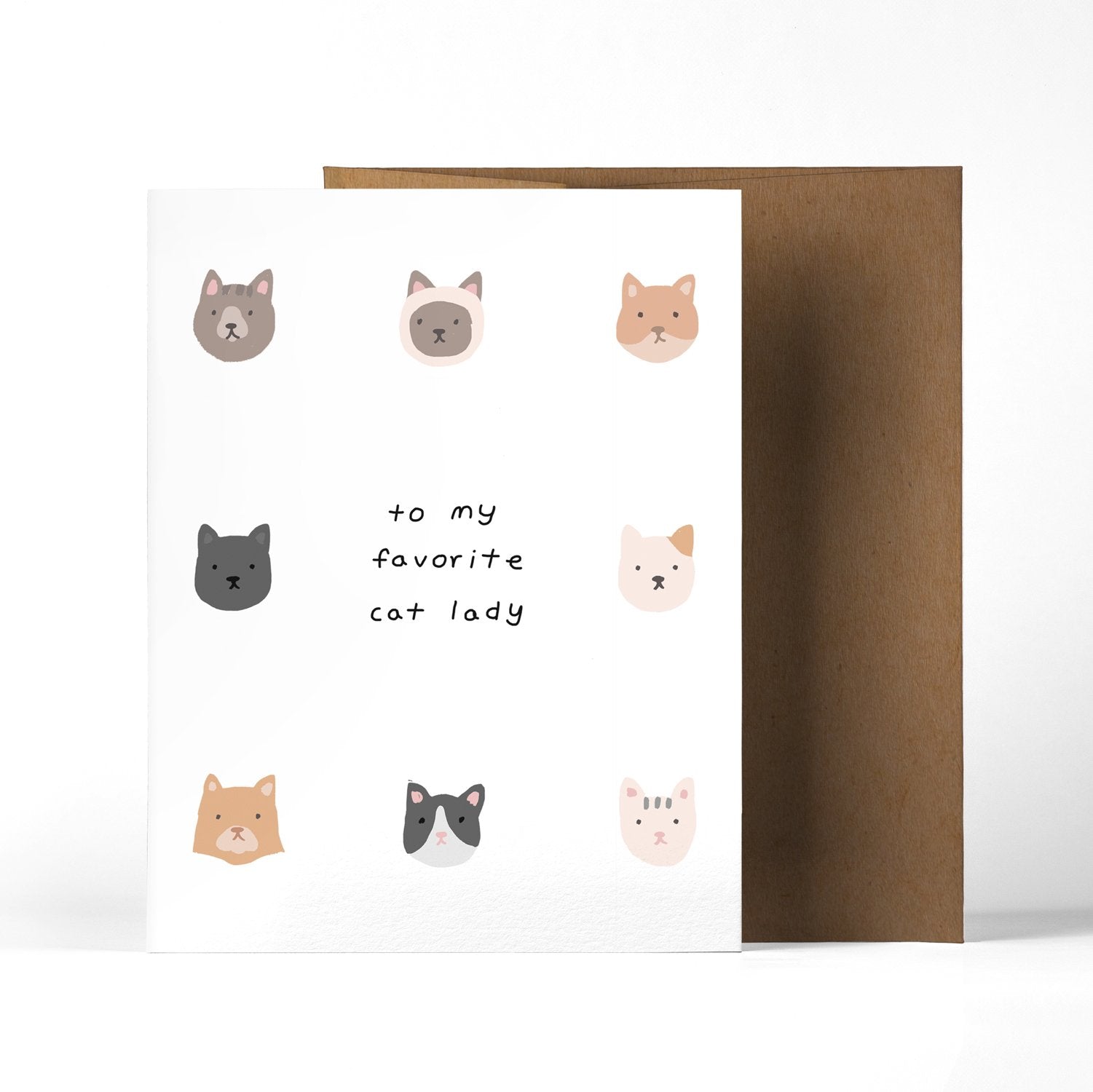 "To My Favorite Cat Lady" Greeting Card
