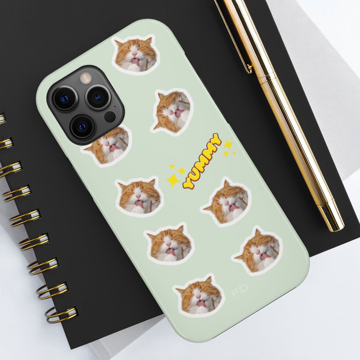 "Yummy" Cat iPhone Case