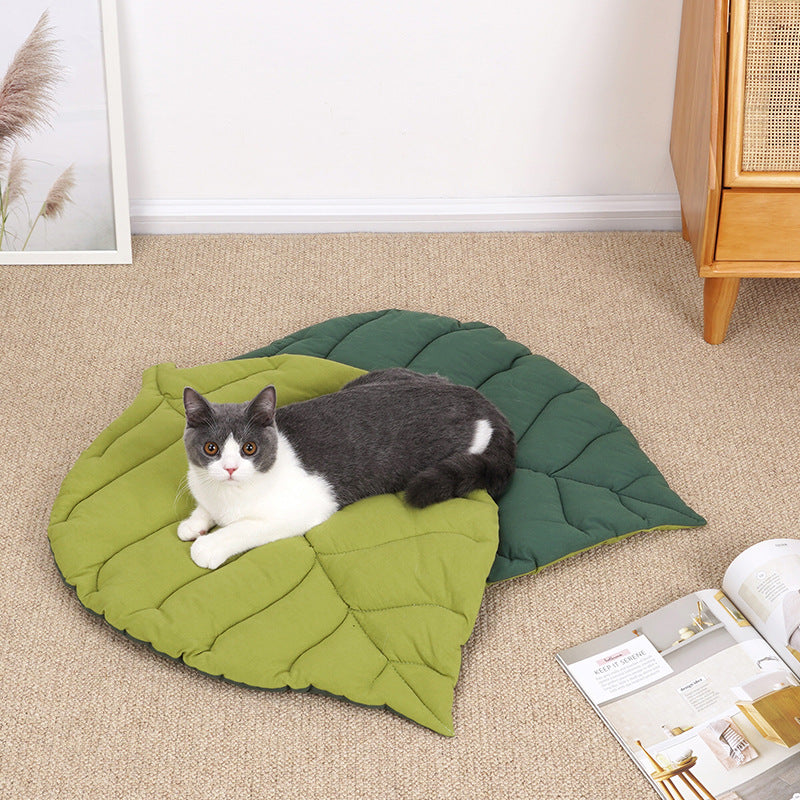 Leafy Lounge Cat Mat