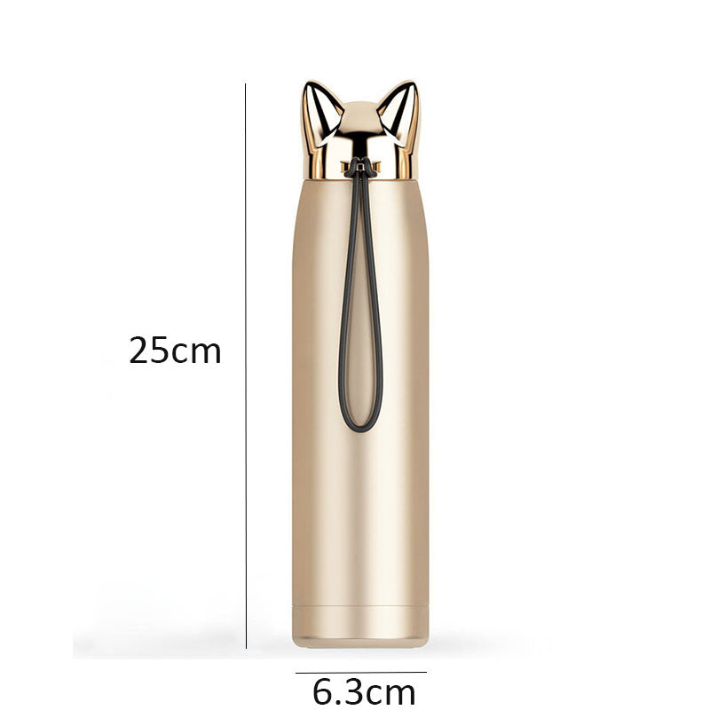 Kitty Kool Stainless Steel Vacuum Bottle