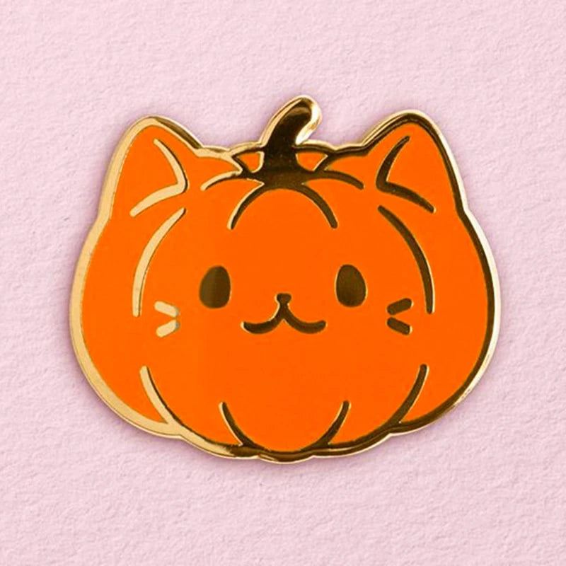 Cat-O-Lantern Pin
