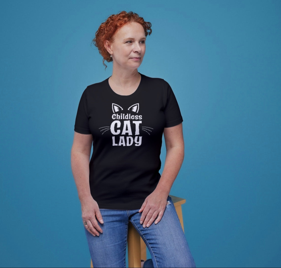 Childless Cat Lady T-shirt