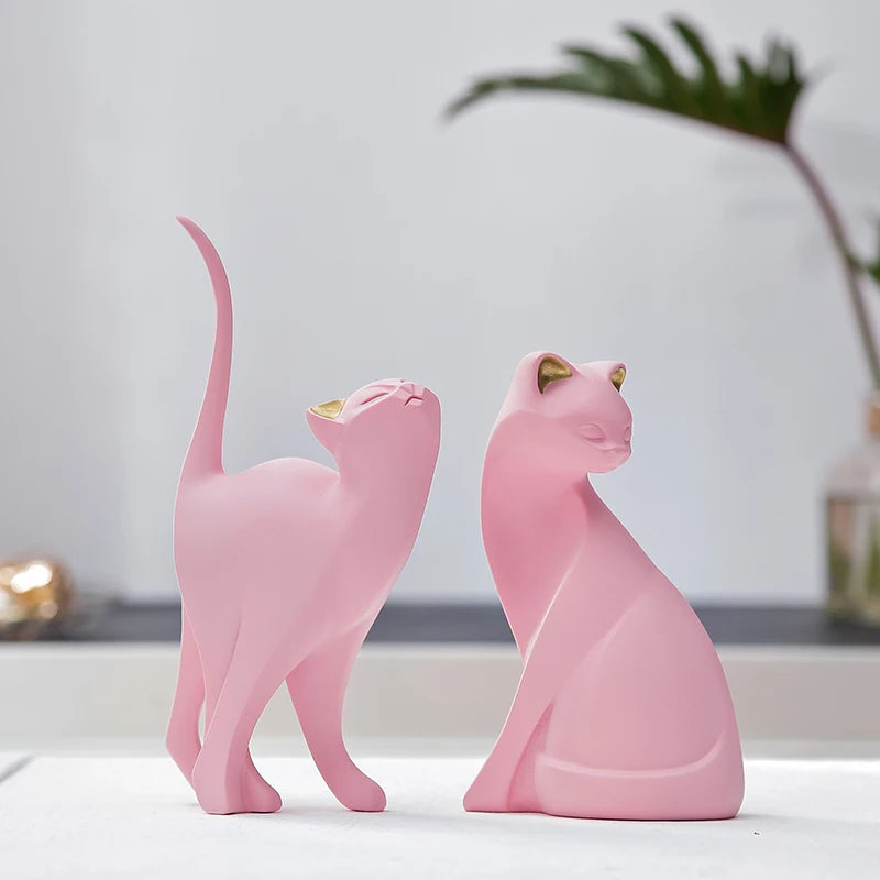 Purrfect Pose Cat Figurine