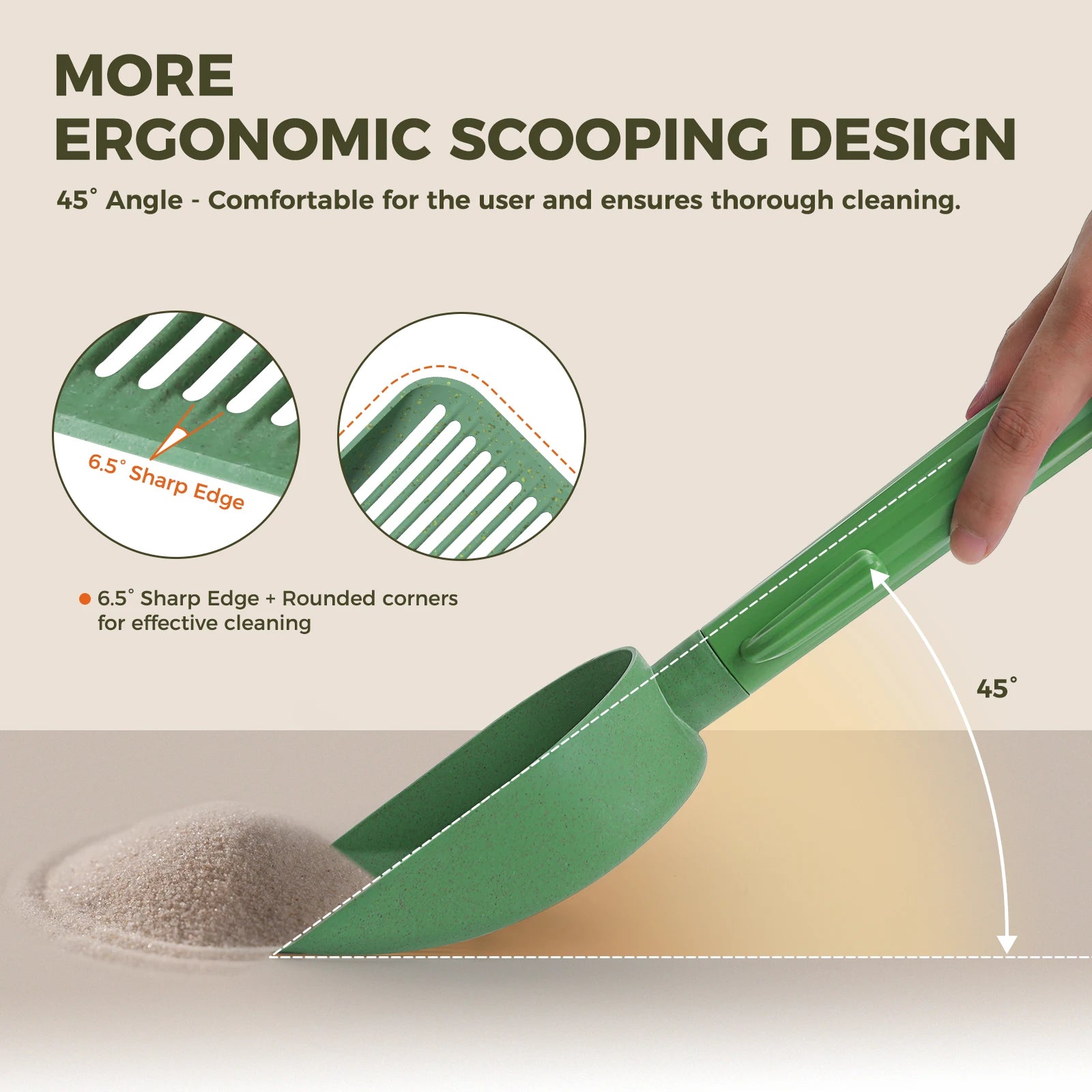 Desert Breeze Cat Litter Scoop Set