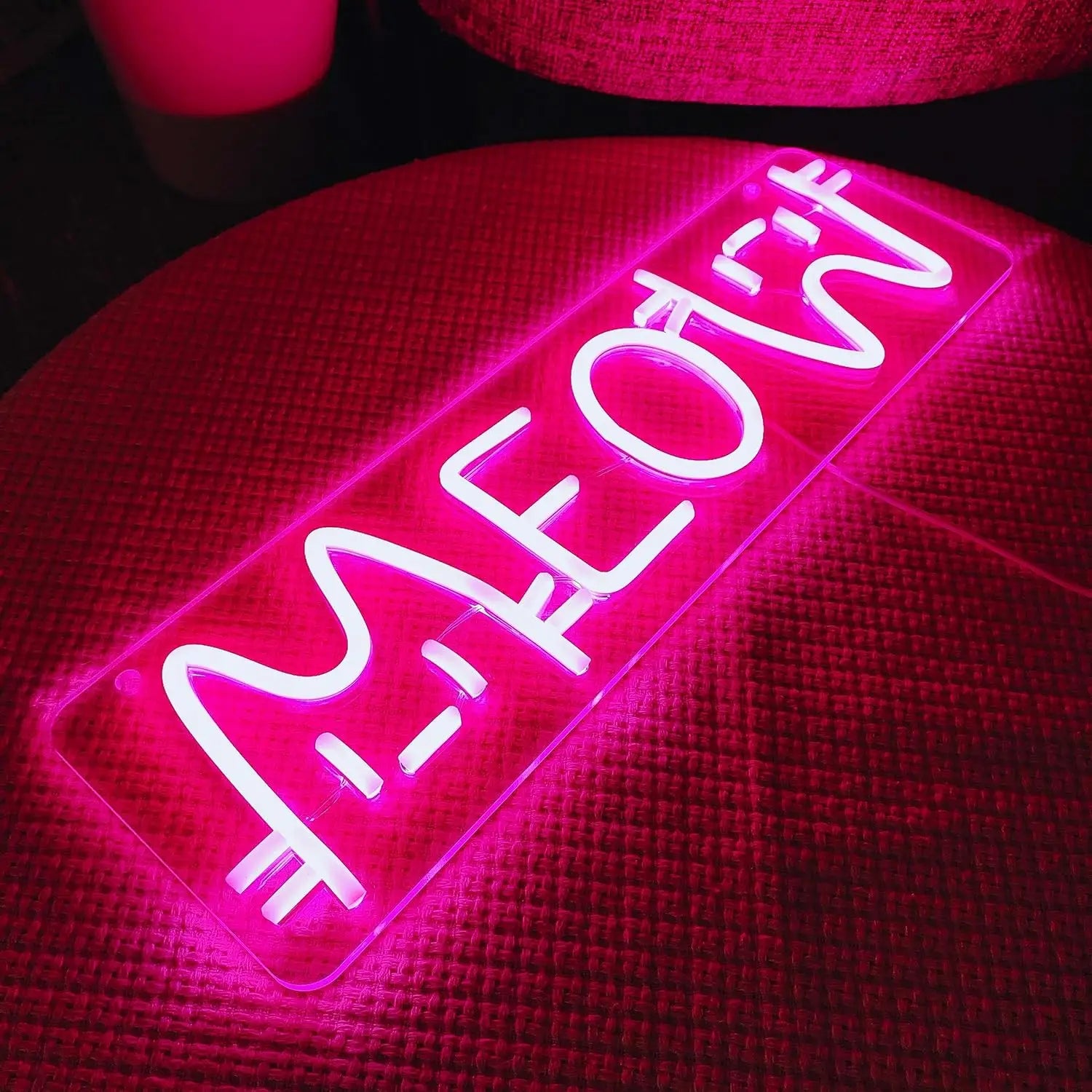 Meow Neon Sign