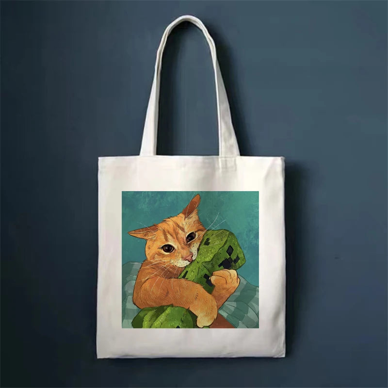 Cat-itude Canvas Tote