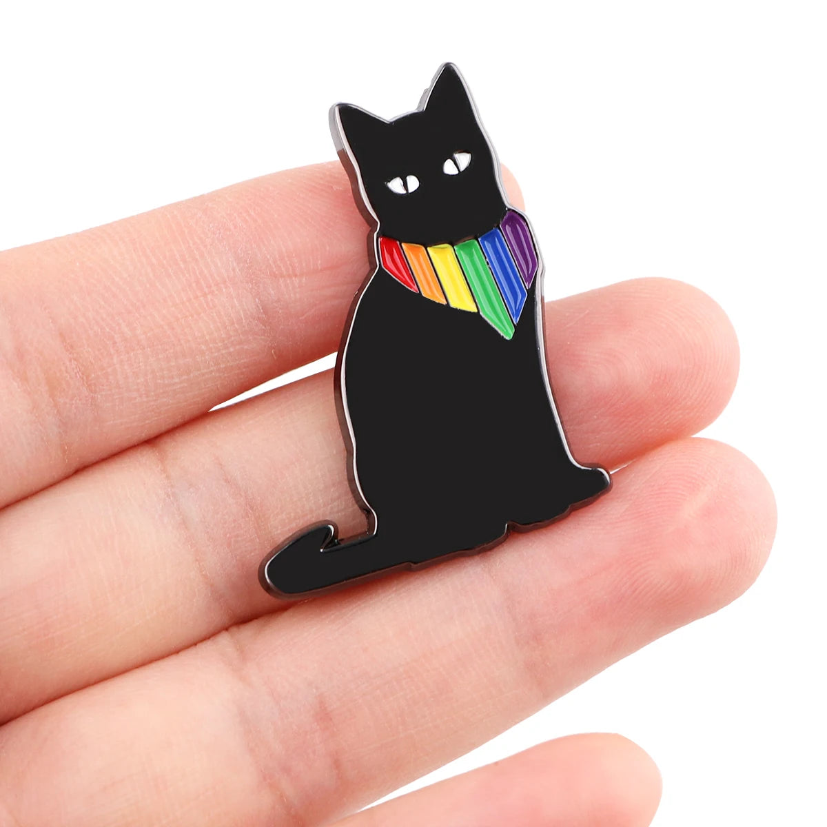 Paws for Pride Cat Pin