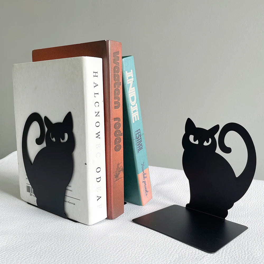 Black Cat Bookends