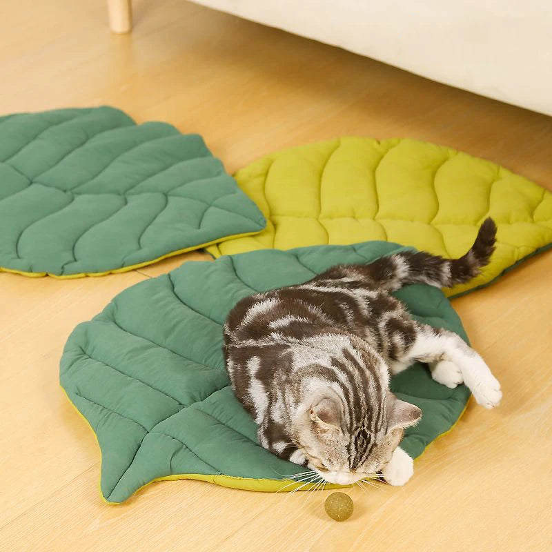 Leafy Lounge Cat Mat