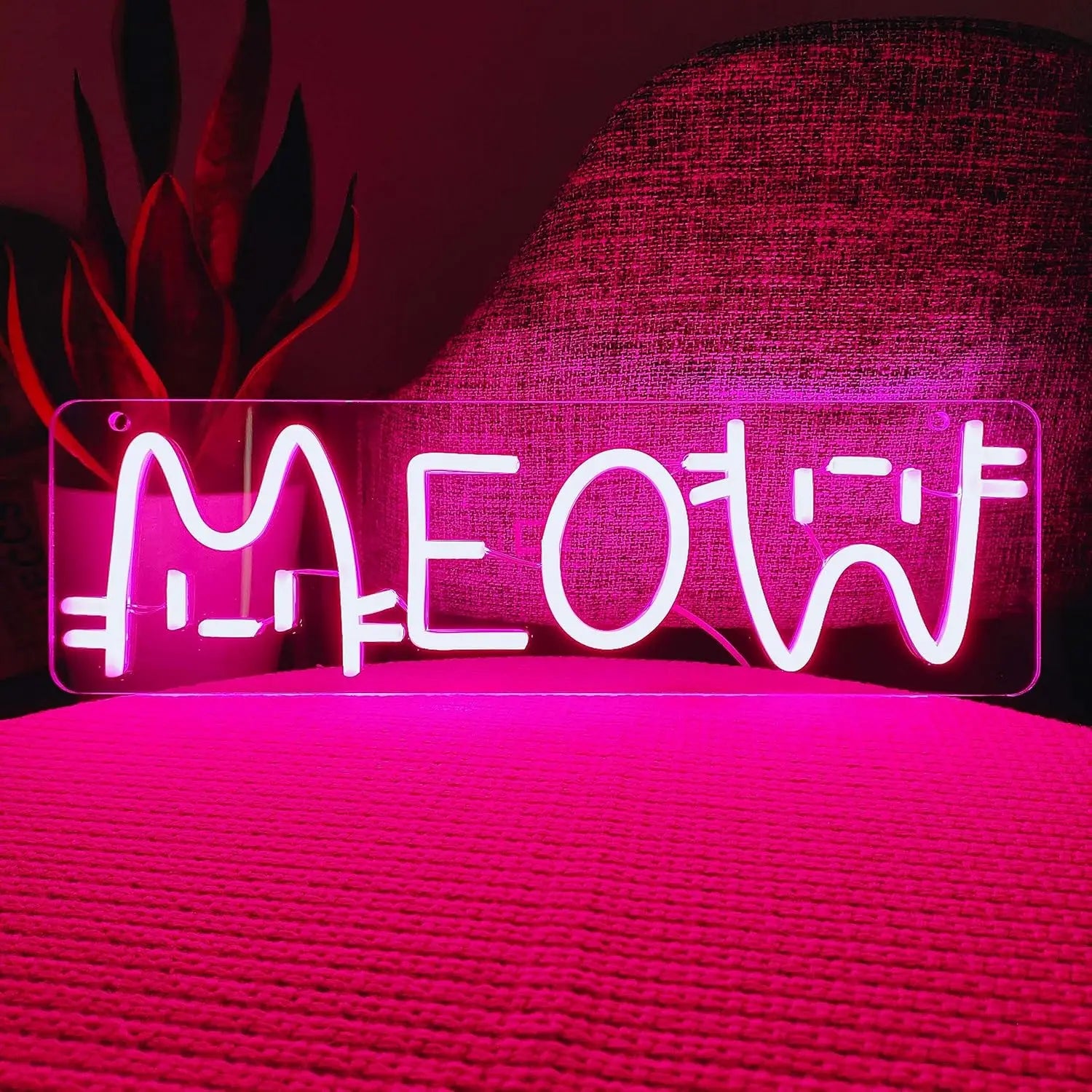 Meow Neon Sign