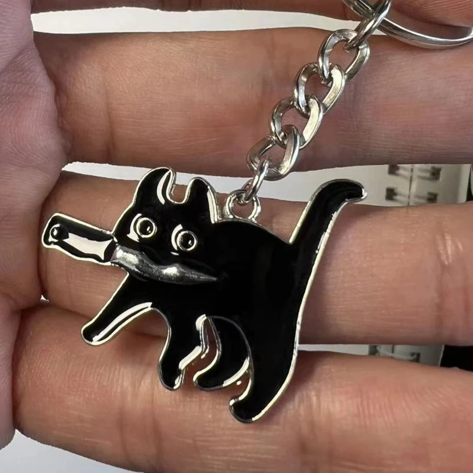 Killer Kitty Keychain