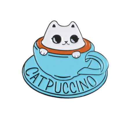 Catpuccino Enamel Pin