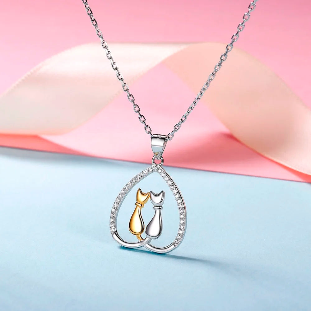 Purrfect Pair Necklace