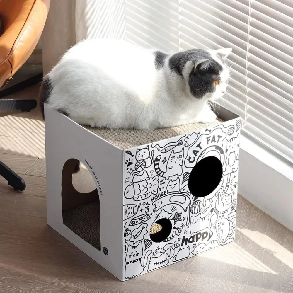 Kitty Graffiti Scratcher House