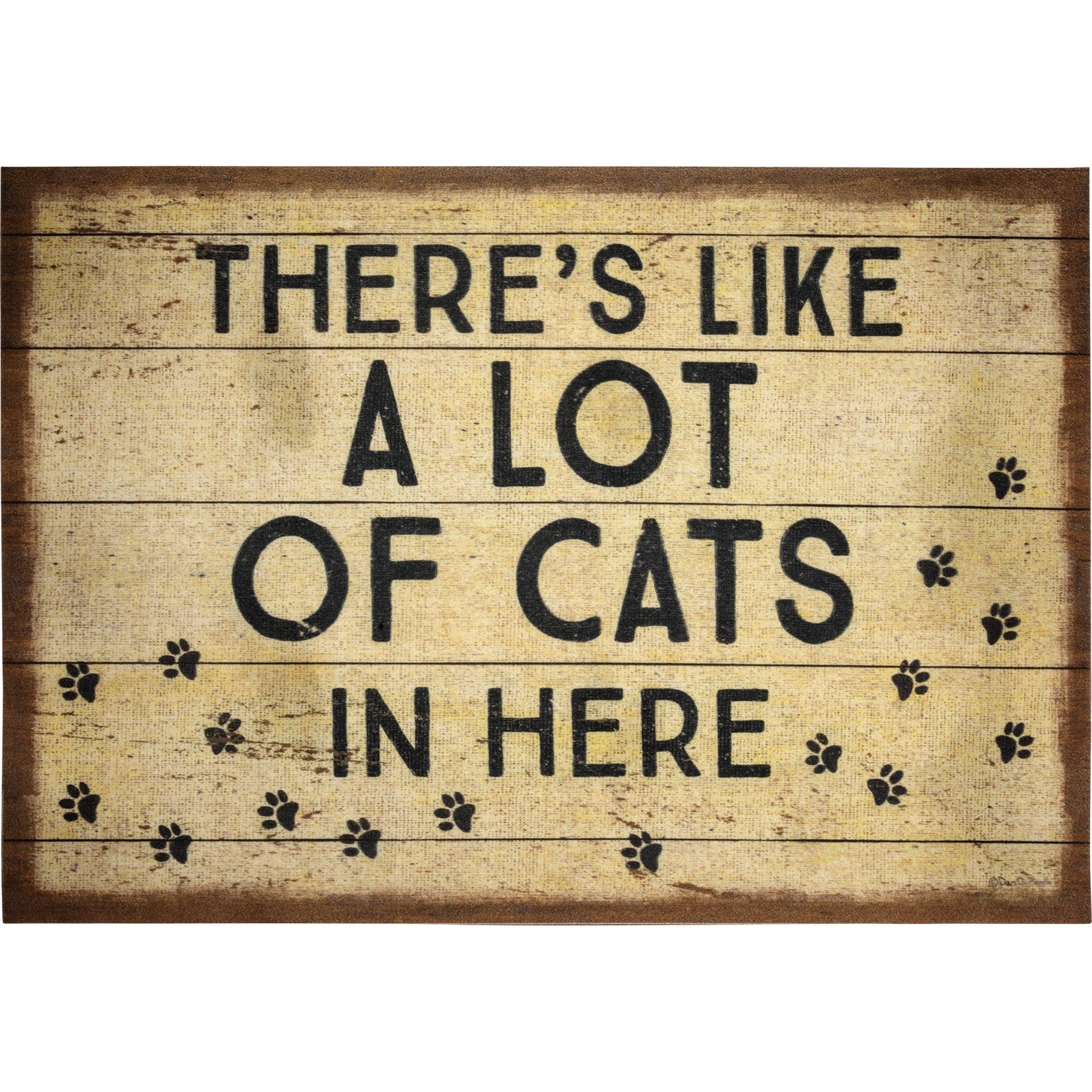 " There's Like A Lot Of Cats In Here" Doormat