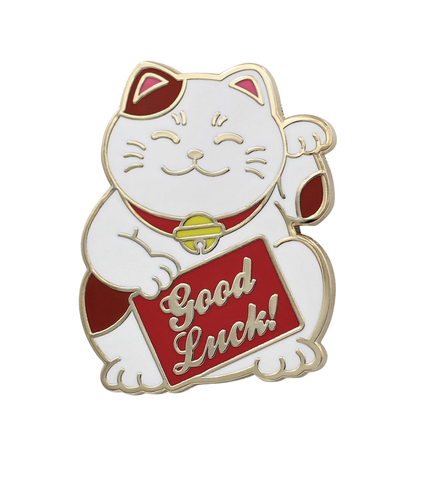 Maneki-neko Lucky Cat Pin