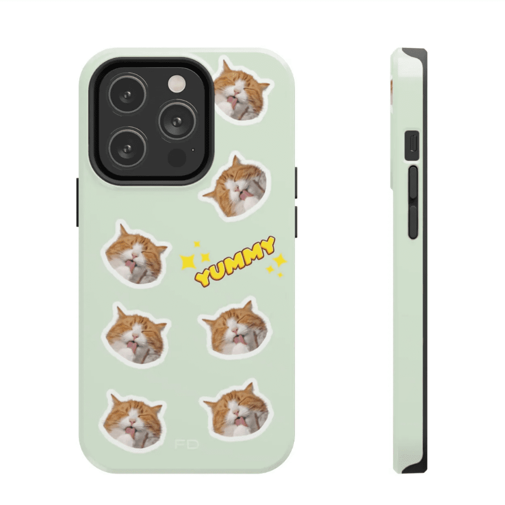 "Yummy" Cat iPhone Case