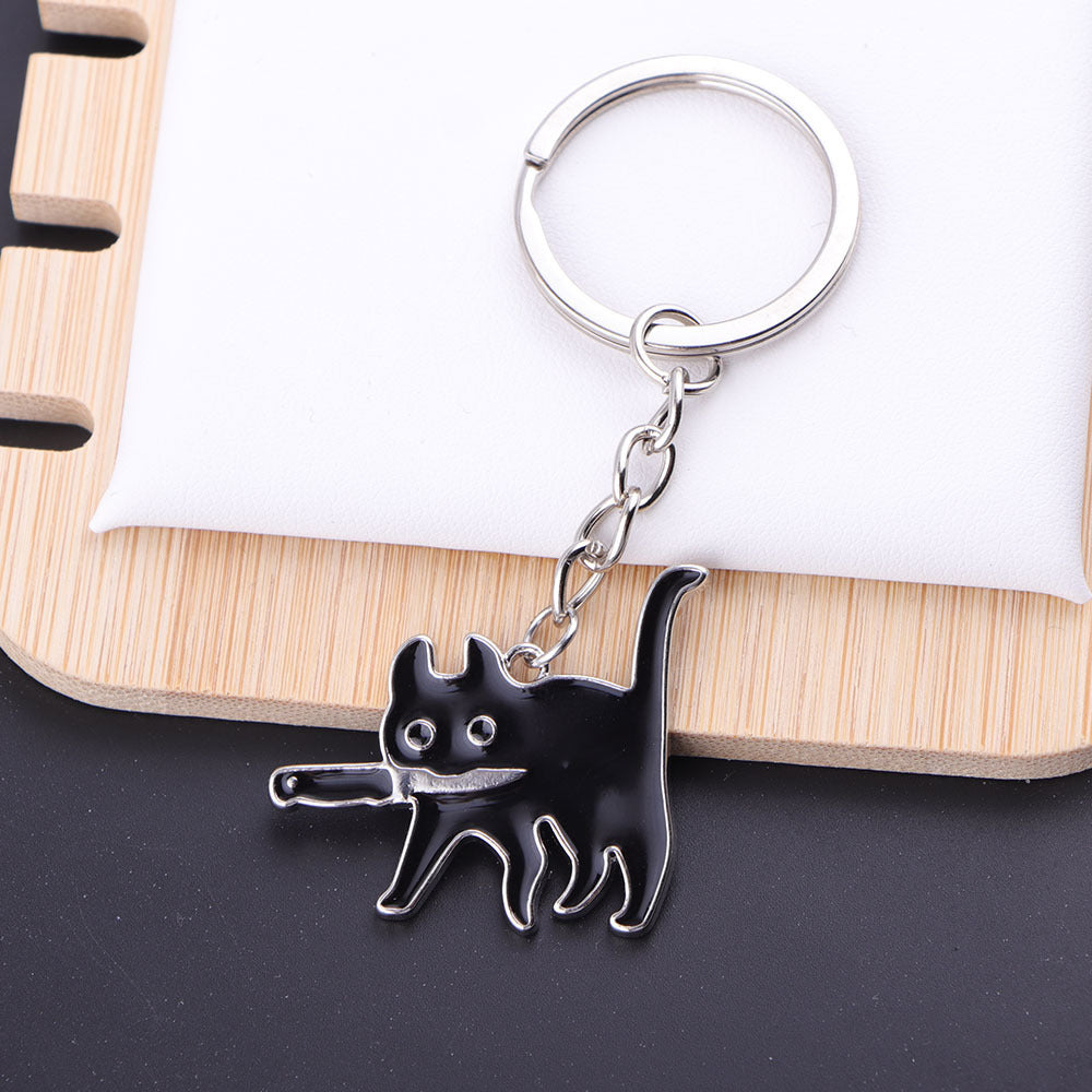 Killer Kitty Keychain