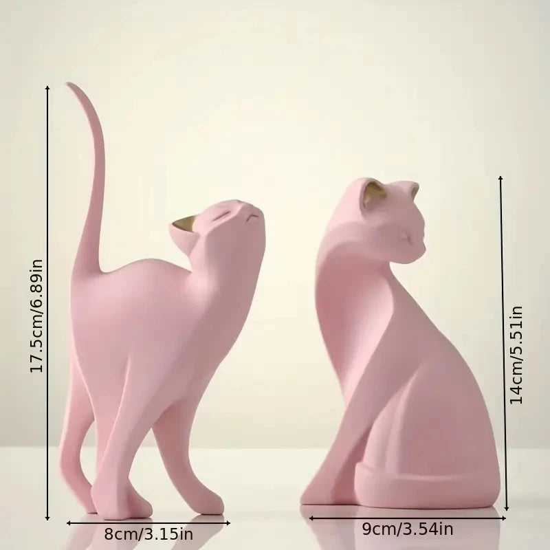 Purrfect Pose Cat Figurine