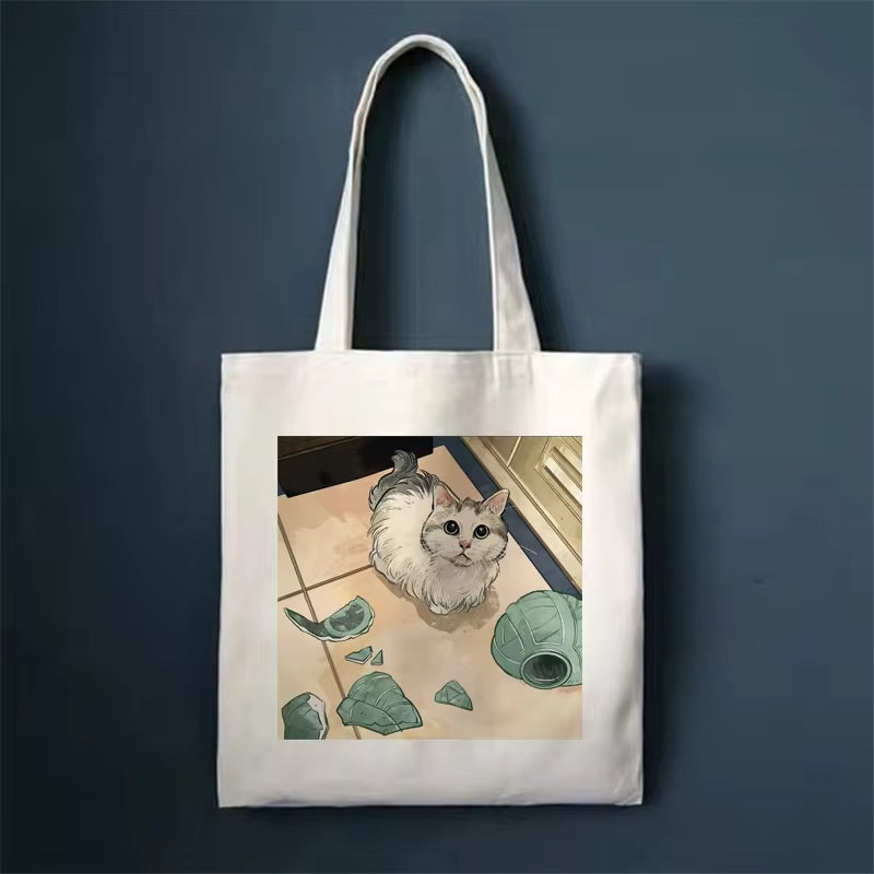 Cat-itude Canvas Tote