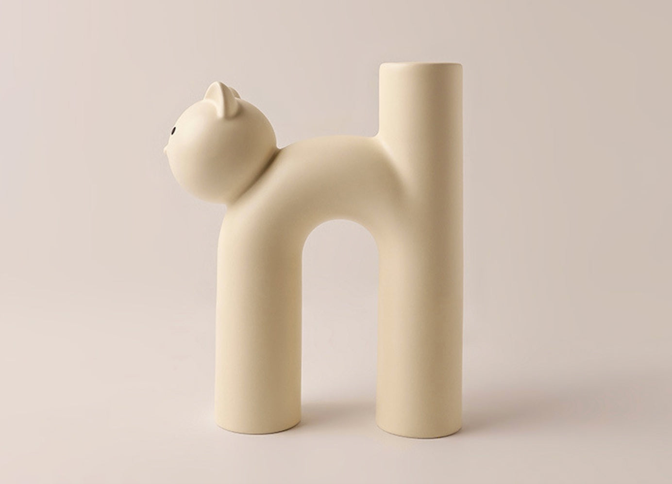 Contemporary Cat Vase